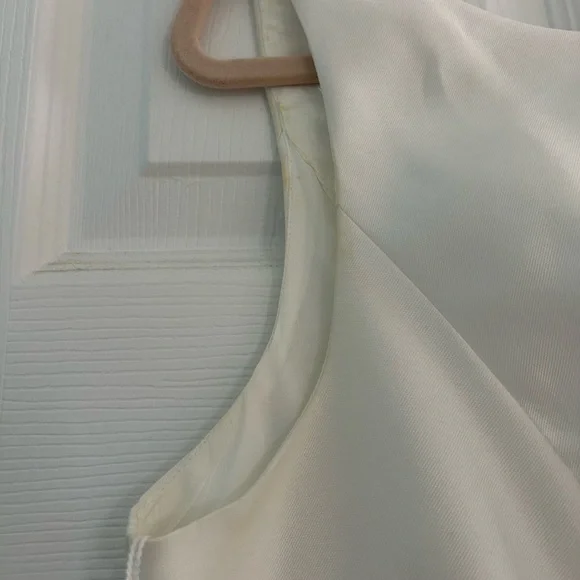 Adrianna Papell Mikado Silk Dress with Embellished Belt - Picture 6 of 8